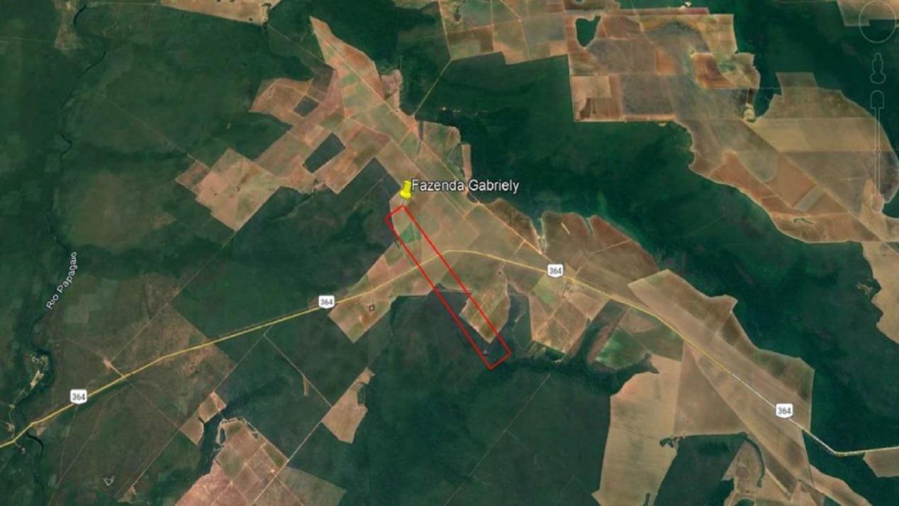 Fazenda Gabrielly, com aproximadamente 497 hectares, localizada na zona rural de Brasnorte/MT